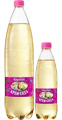 Non-alcoholic carbonated drink Krem-Soda 1.5l, 0.5l TM Karavan